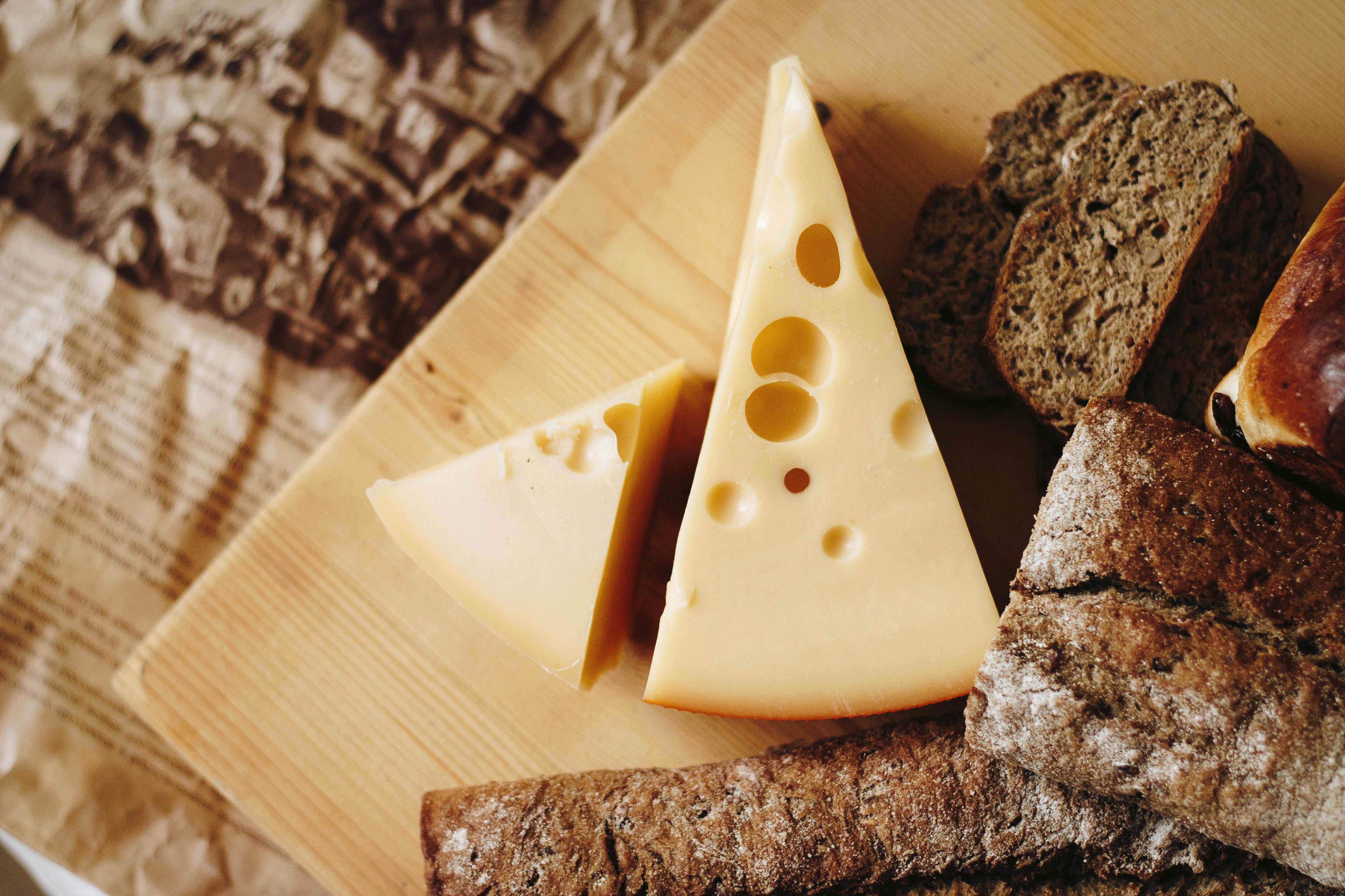 Selection of local cheeses